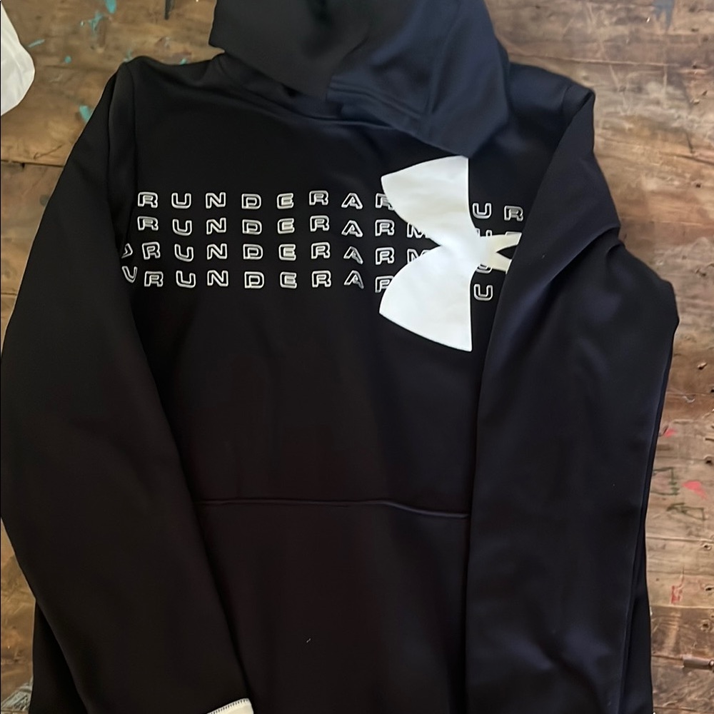 Under Armour Black Hoodie with Logo
